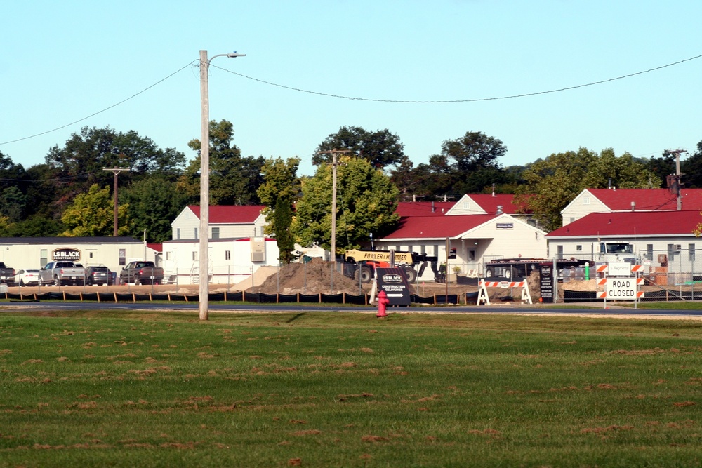 Construction operations for $11.96 million transient training brigade headquarters at Fort McCoy