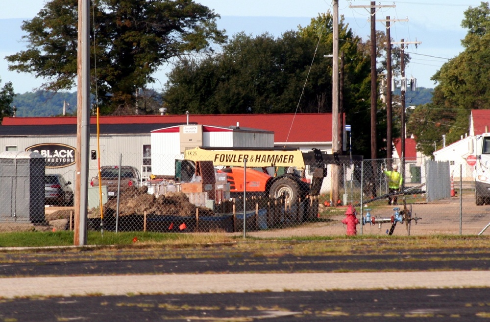 Construction operations for $11.96 million transient training brigade headquarters at Fort McCoy