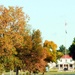 Fall Colors and the American Flag at Fort McCoy