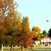 Fall Colors and the American Flag at Fort McCoy