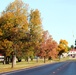 Fall Colors and the American Flag at Fort McCoy