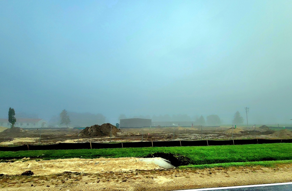 Construction operations for $11.96 million transient training brigade headquarters at Fort McCoy