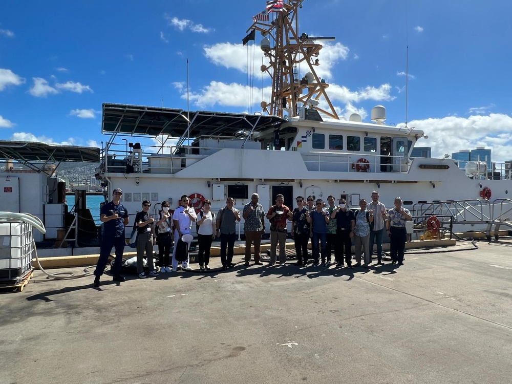 ASEAN Delegation visits USCGC Joseph Gerczak (WPC 1126)