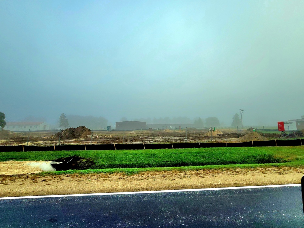 Construction operations for $11.96 million transient training brigade headquarters at Fort McCoy