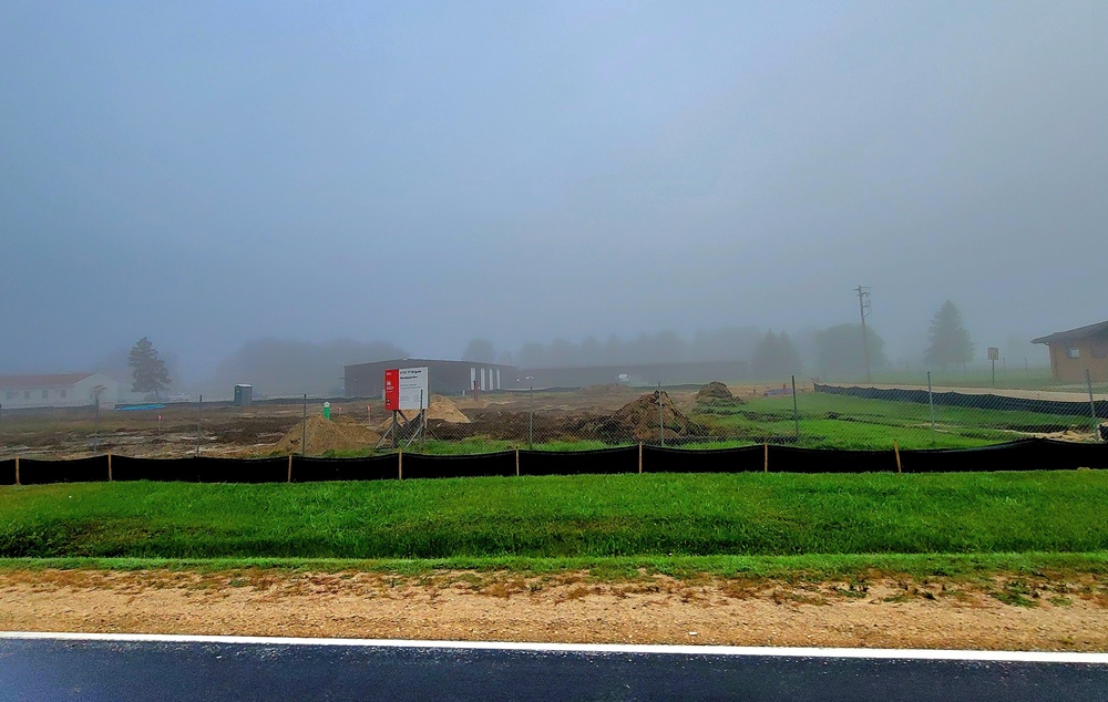 Construction operations for $11.96 million transient training brigade headquarters at Fort McCoy