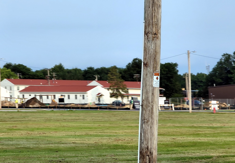 Construction operations for $11.96 million transient training brigade headquarters at Fort McCoy