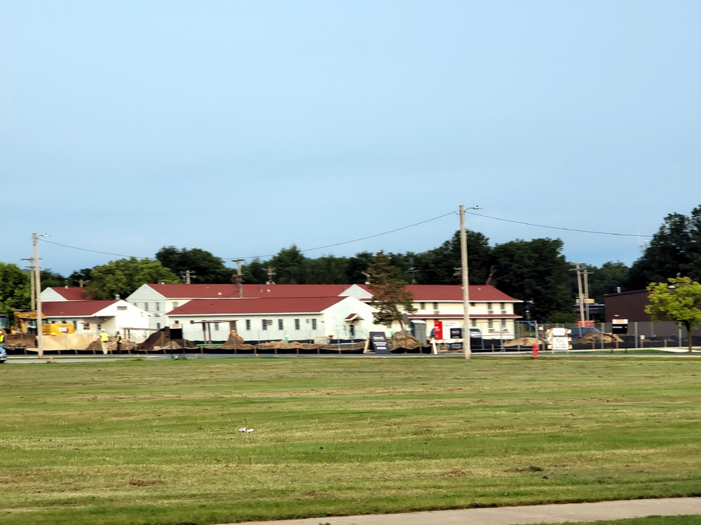 Construction operations for $11.96 million transient training brigade headquarters at Fort McCoy