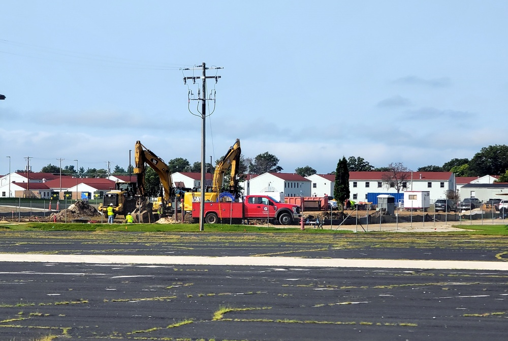 Construction operations for $11.96 million transient training brigade headquarters at Fort McCoy