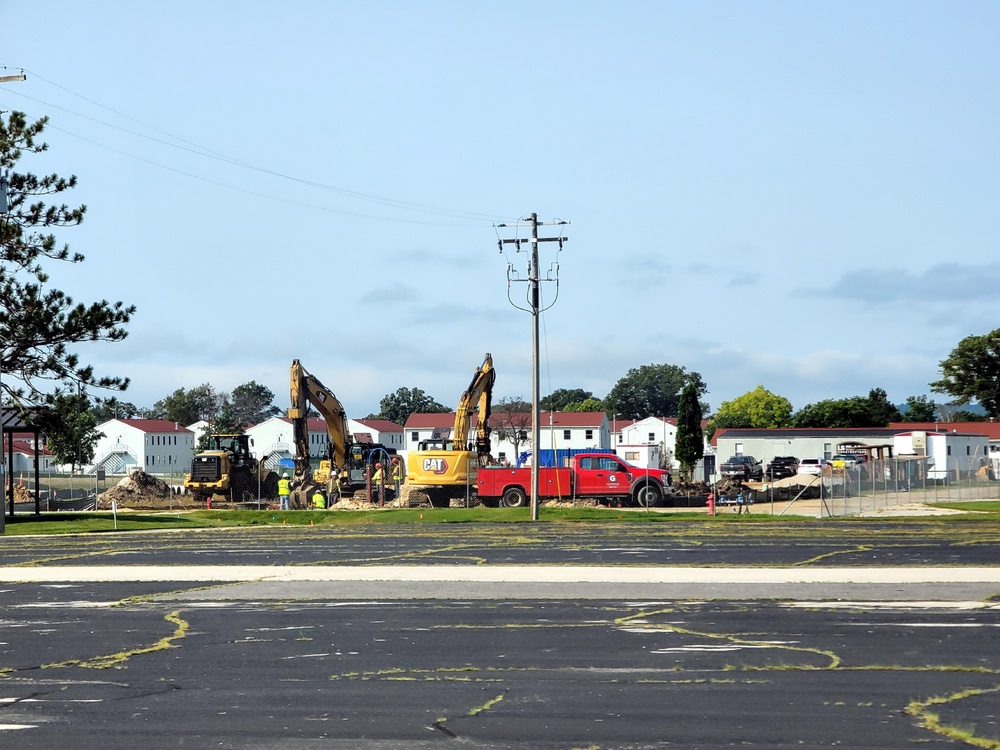 Construction operations for $11.96 million transient training brigade headquarters at Fort McCoy