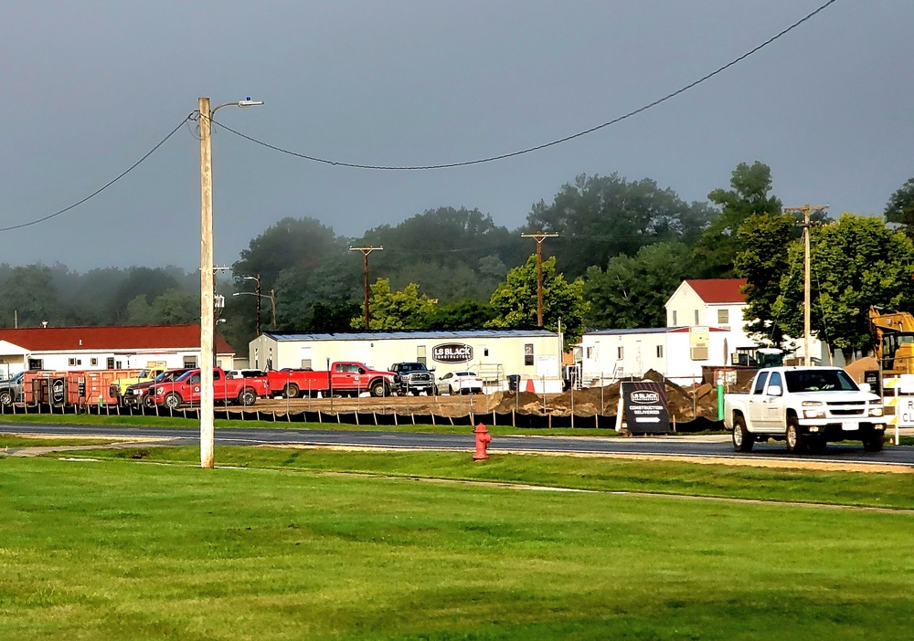 Construction operations for $11.96 million transient training brigade headquarters at Fort McCoy