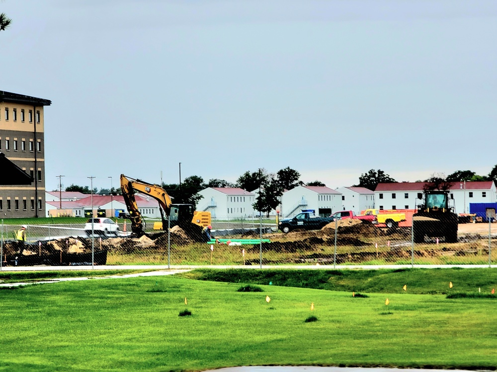 Construction operations for $11.96 million transient training brigade headquarters at Fort McCoy