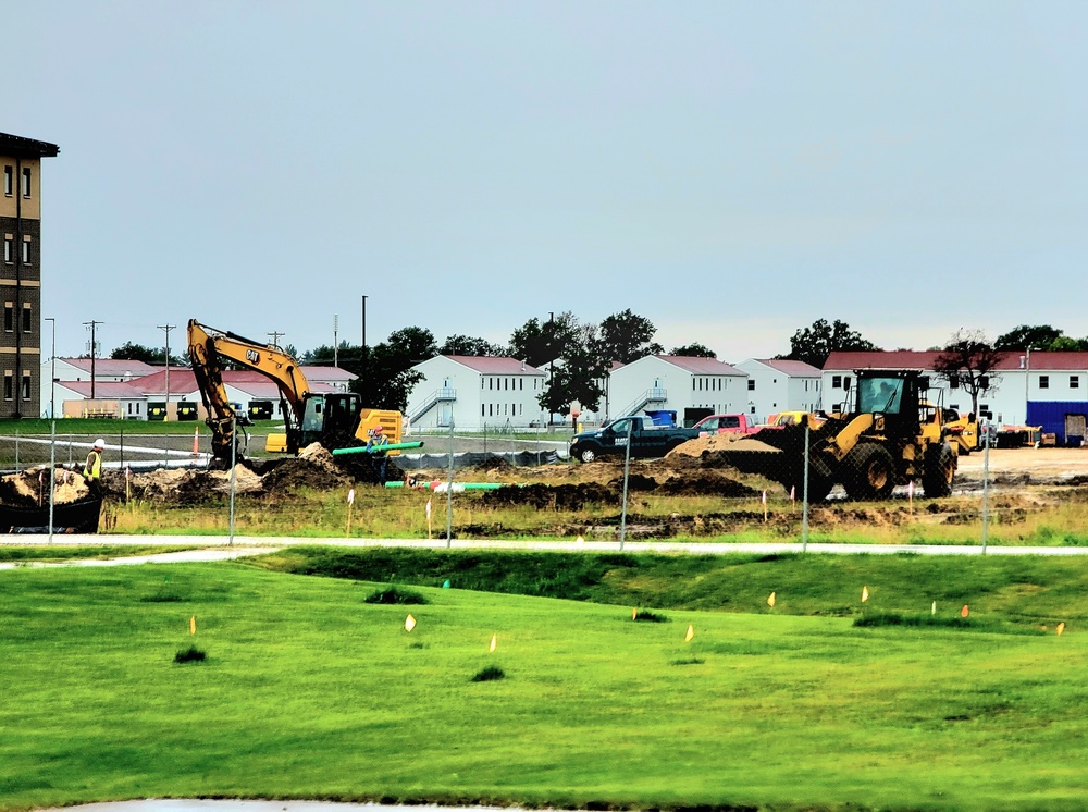 Construction operations for $11.96 million transient training brigade headquarters at Fort McCoy