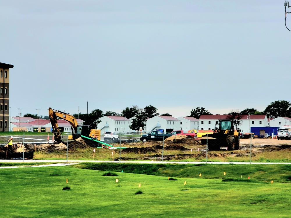 Construction operations for $11.96 million transient training brigade headquarters at Fort McCoy