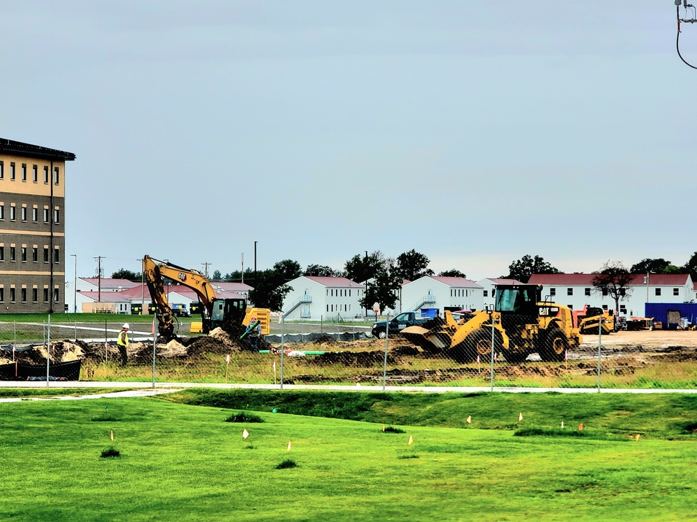 Construction operations for $11.96 million transient training brigade headquarters at Fort McCoy