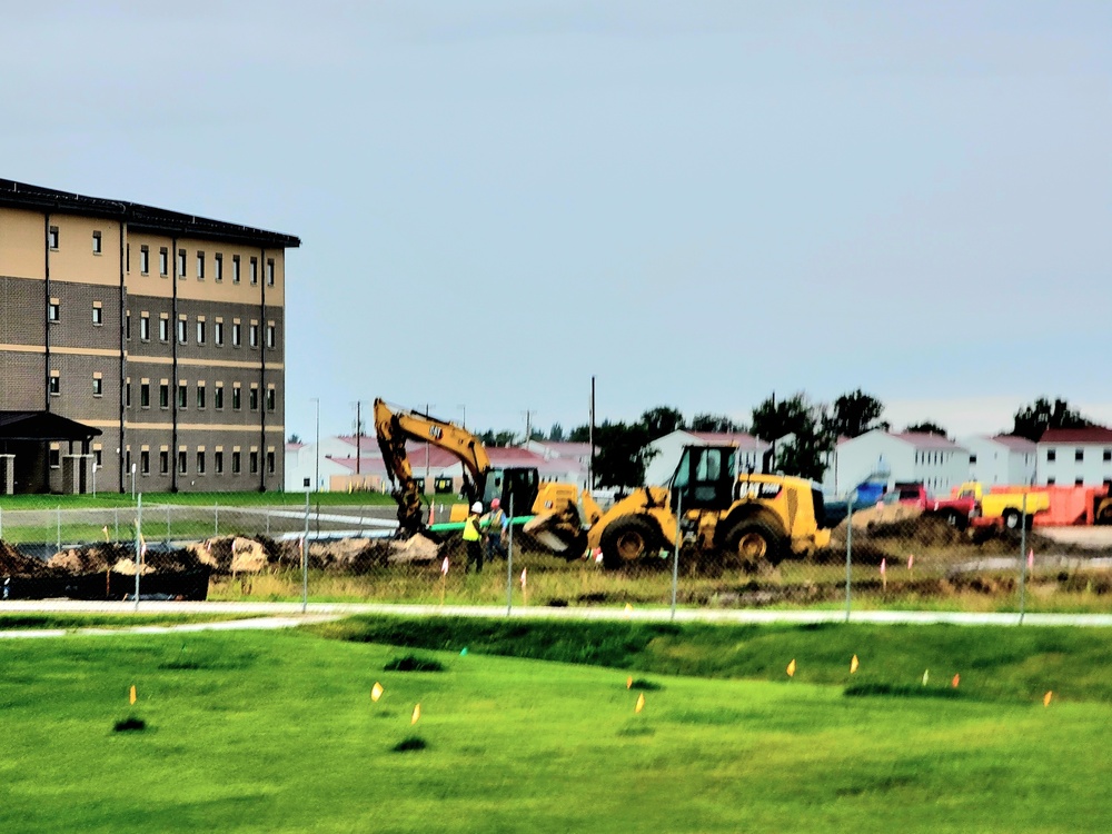 Construction operations for $11.96 million transient training brigade headquarters at Fort McCoy