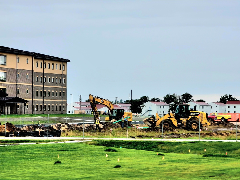 Construction operations for $11.96 million transient training brigade headquarters at Fort McCoy