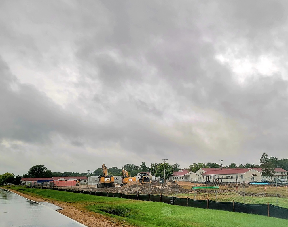 Construction operations for $11.96 million transient training brigade headquarters at Fort McCoy