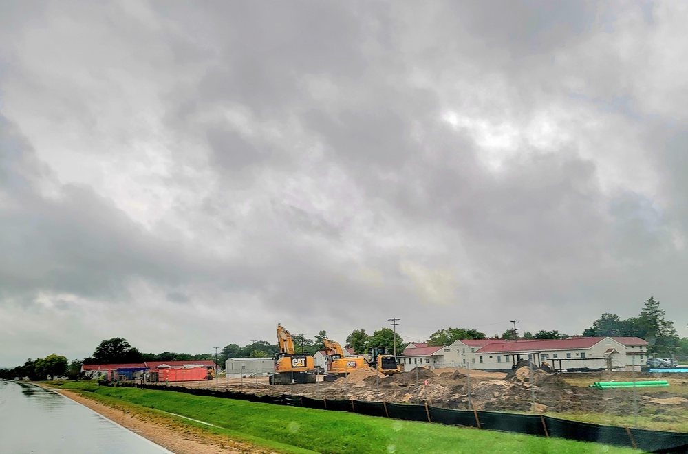 Construction operations for $11.96 million transient training brigade headquarters at Fort McCoy