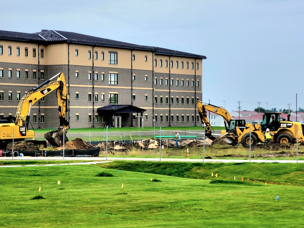 Construction operations for $11.96 million transient training brigade headquarters at Fort McCoy