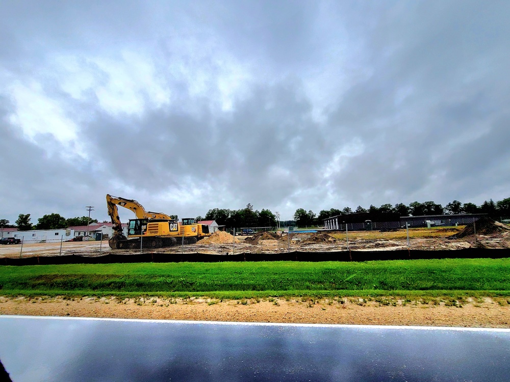 Construction operations for $11.96 million transient training brigade headquarters at Fort McCoy