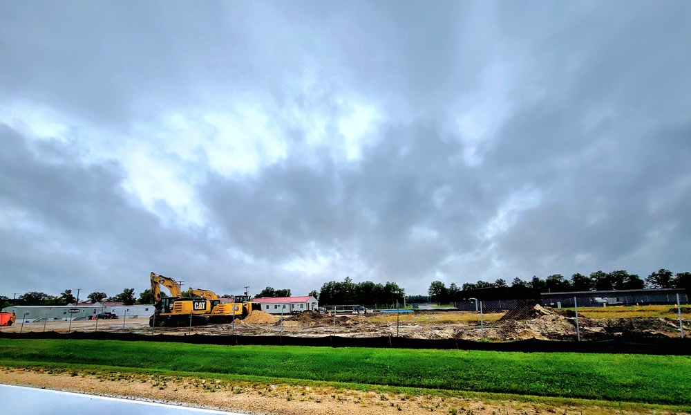 Construction operations for $11.96 million transient training brigade headquarters at Fort McCoy