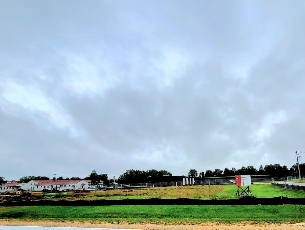 Construction operations for $11.96 million transient training brigade headquarters at Fort McCoy