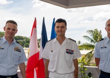 Rear Adm. Rey meets with U.S. Coast Guard cutter commanding officers