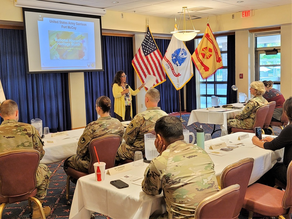 Scenes of Fort McCoy's 2022 National Hispanic Heritage Month observance