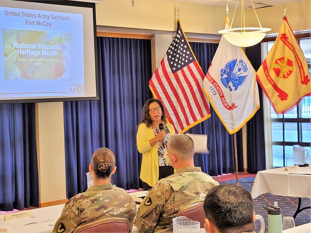 Scenes of Fort McCoy's 2022 National Hispanic Heritage Month observance