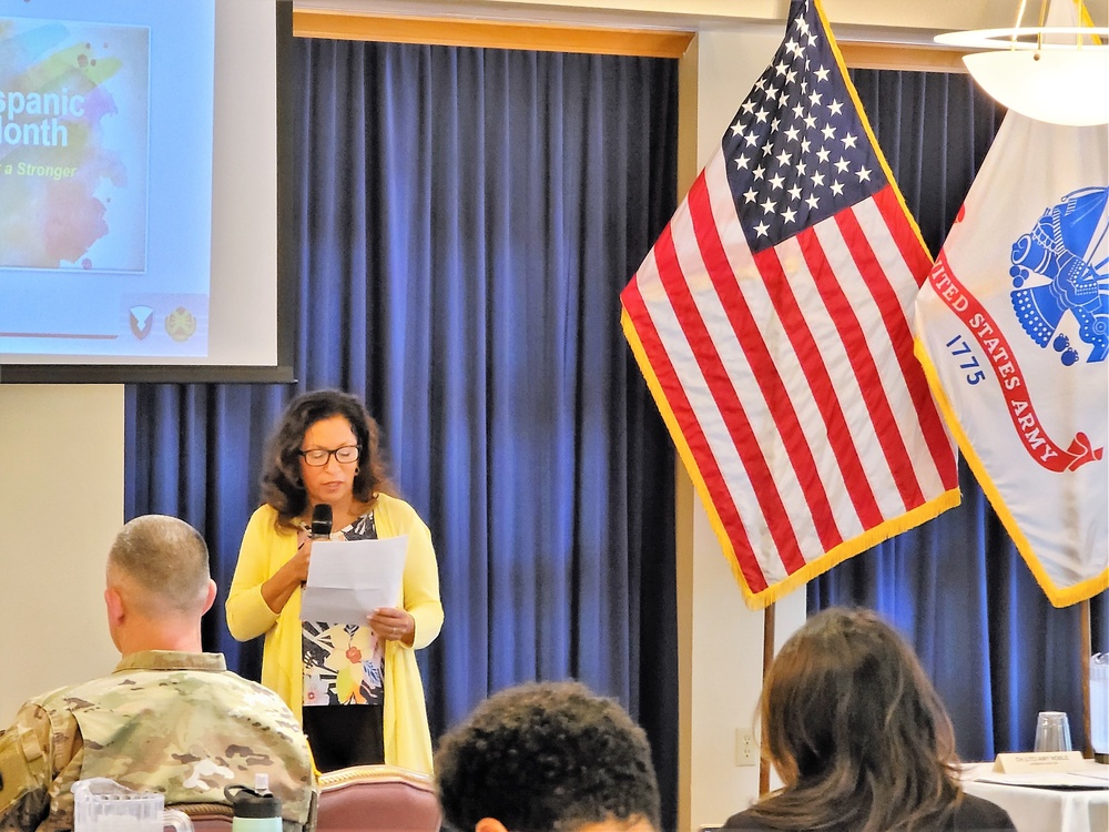 Scenes of Fort McCoy's 2022 National Hispanic Heritage Month observance