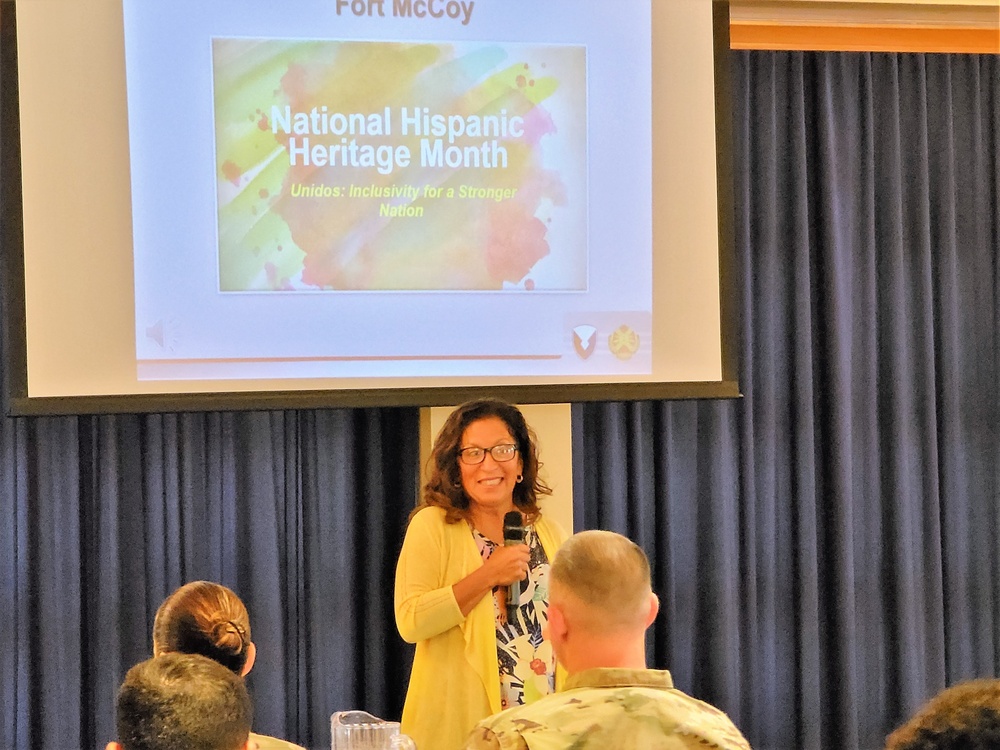 Scenes of Fort McCoy's 2022 National Hispanic Heritage Month observance