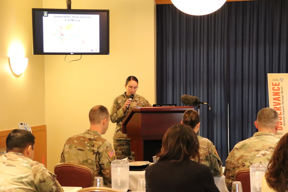 Scenes of Fort McCoy's 2022 National Hispanic Heritage Month observance