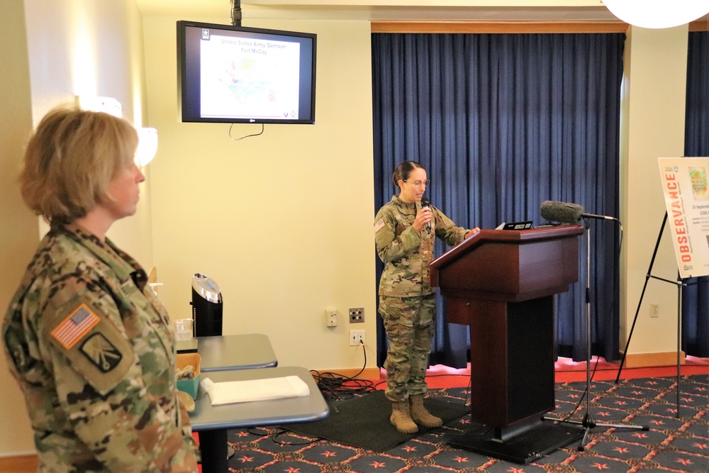 Scenes of Fort McCoy's 2022 National Hispanic Heritage Month observance