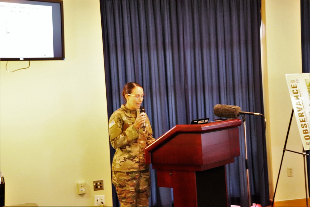 Scenes of Fort McCoy's 2022 National Hispanic Heritage Month observance