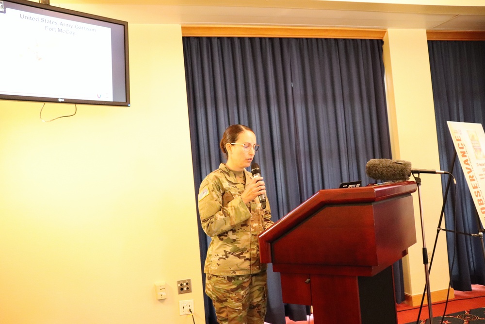 Scenes of Fort McCoy's 2022 National Hispanic Heritage Month observance