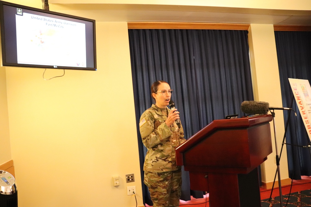 Scenes of Fort McCoy's 2022 National Hispanic Heritage Month observance