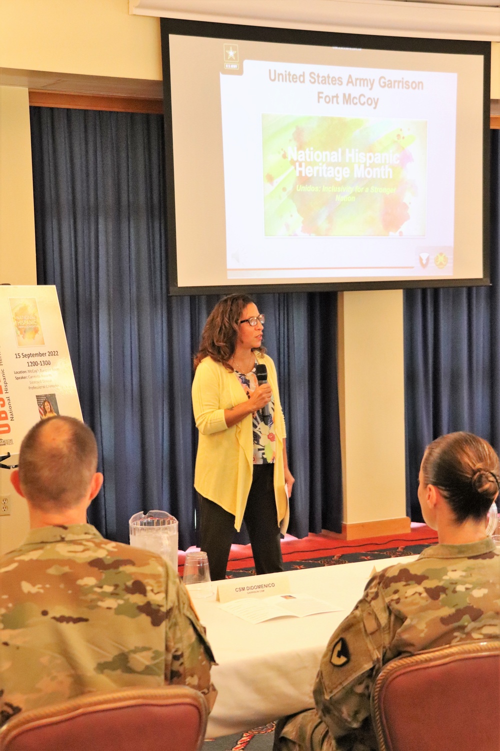 Scenes of Fort McCoy's 2022 National Hispanic Heritage Month observance