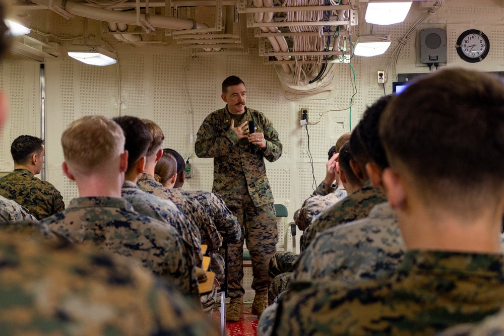 Corporals Course Embarked on USS Tripoli