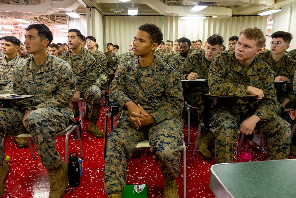 Corporals Course Embarked on USS Tripoli