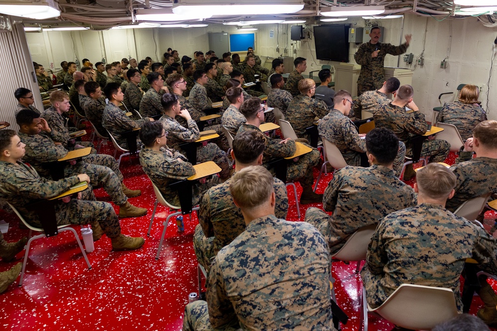 Corporals Course Embarked on USS Tripoli