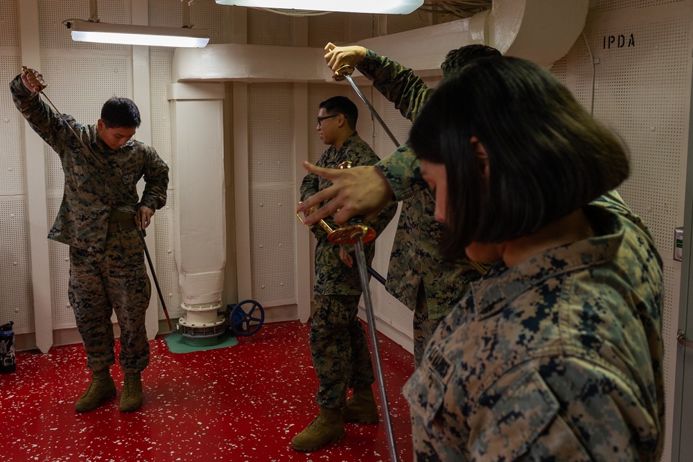 Corporals Course Embarked on USS Tripoli