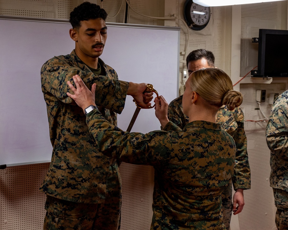 Corporals Course Embarked on USS Tripoli