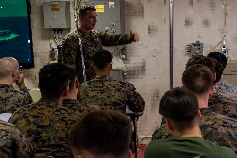 Corporals Course Embarked on USS Tripoli