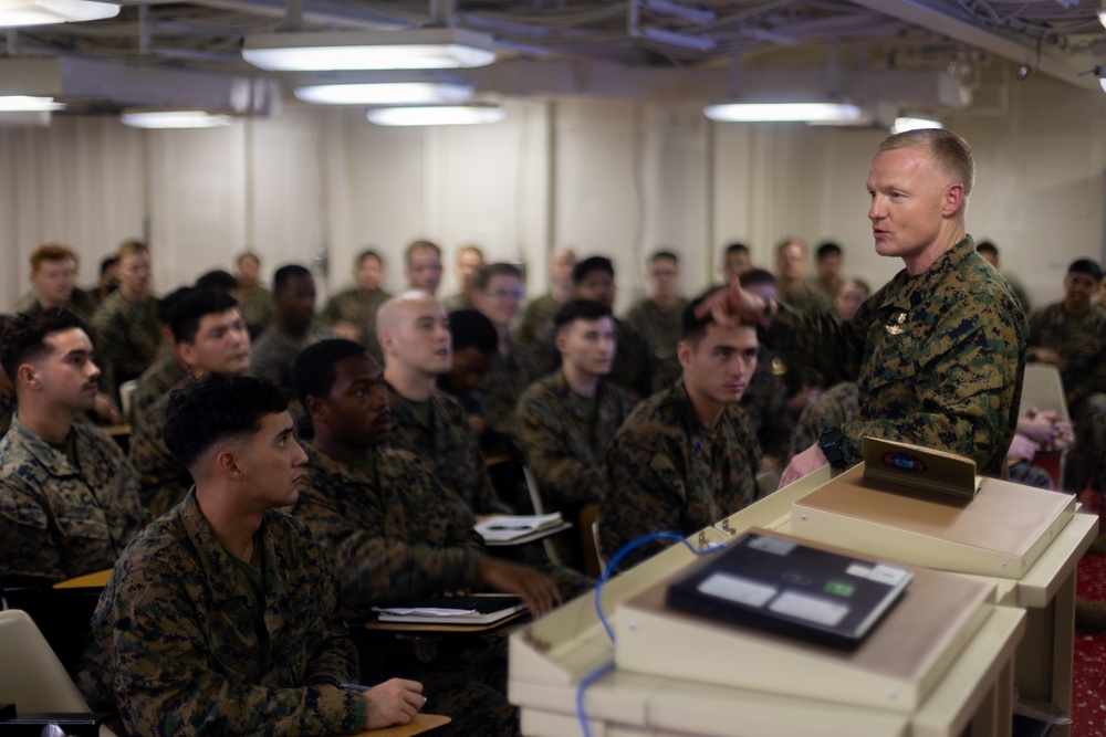 Corporals Course Embarked on USS Tripoli