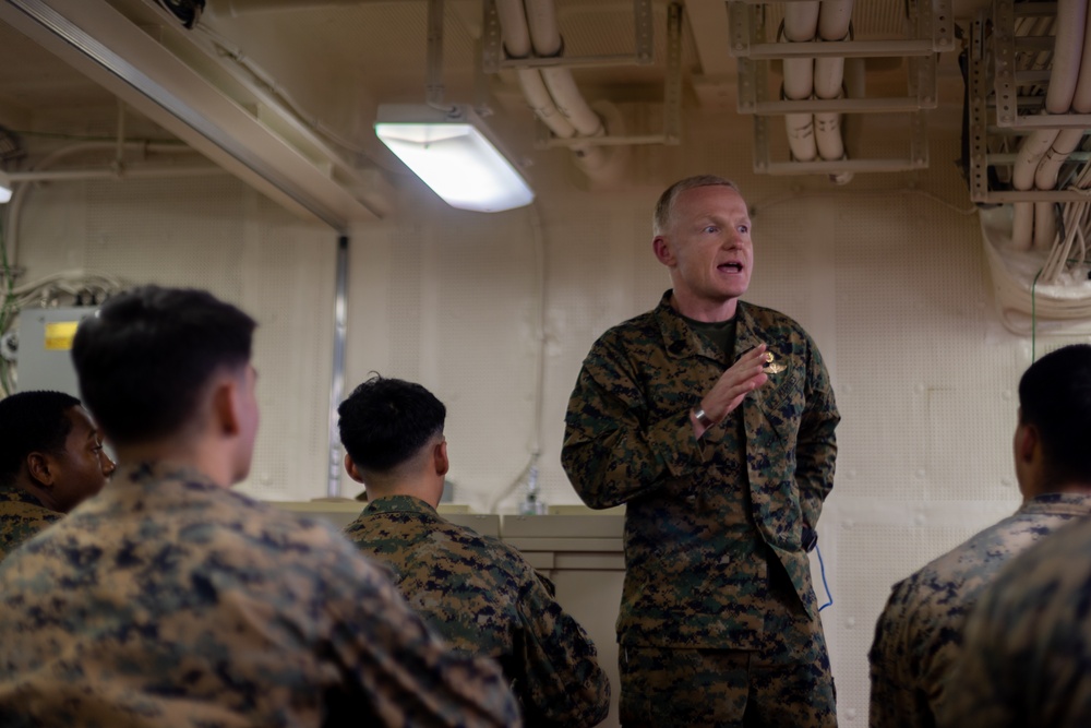 Corporals Course Embarked on USS Tripoli