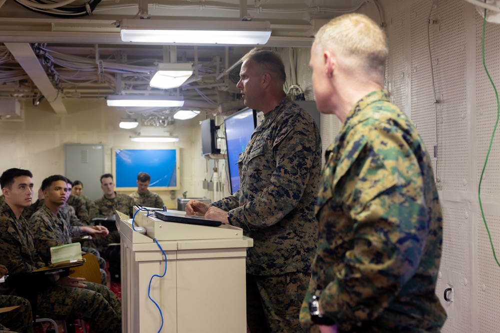 Corporals Course Embarked on USS Tripoli