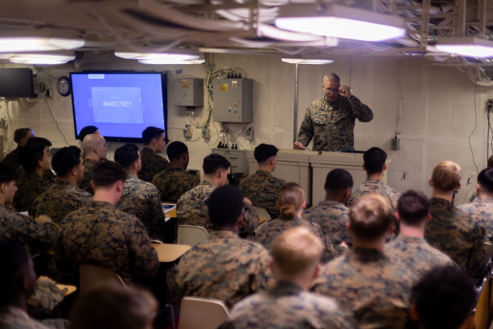 Corporals Course Embarked on USS Tripoli