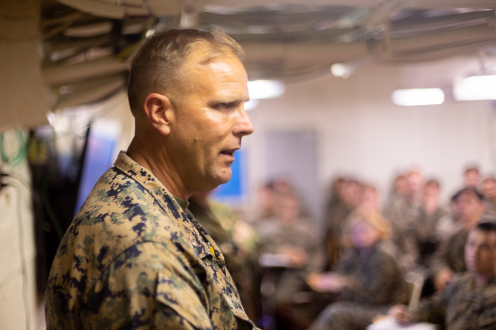 Corporals Course Embarked on USS Tripoli