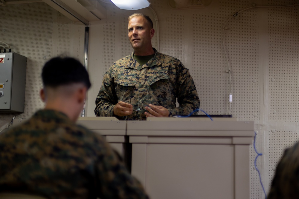 Corporals Course Embarked on USS Tripoli