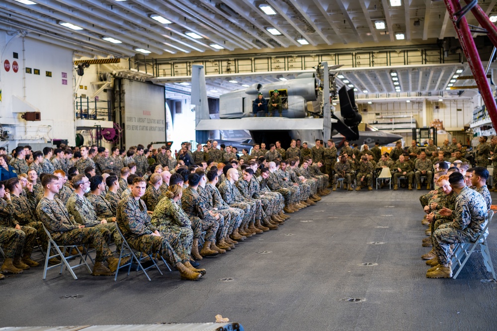 Corporals Course Embarked on USS Tripoli